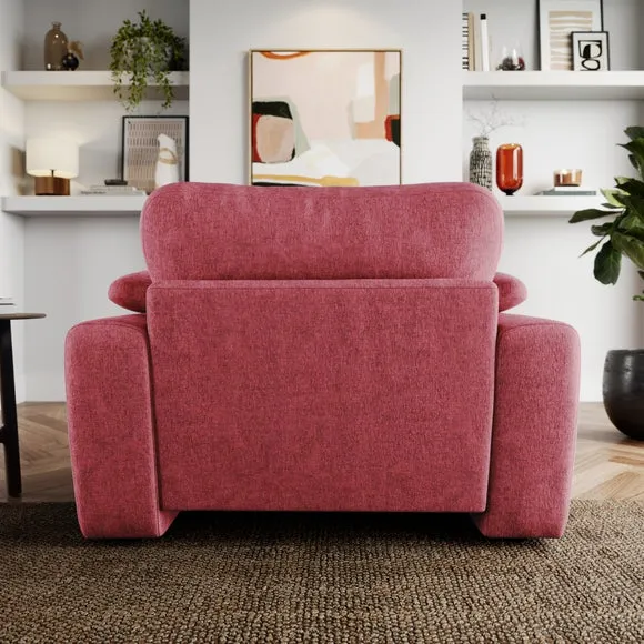 Magnus Vintage Soft Chenille Snuggle Sofa 3