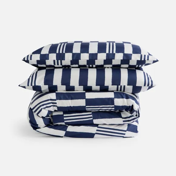 Lucian Geo Quilt Cover & Pillowcase Set 4