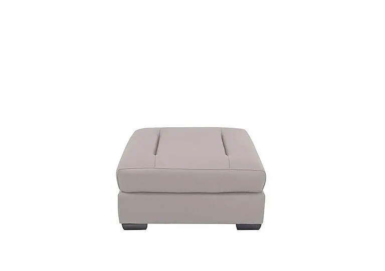 Xavier NC Leather Stool - Feather