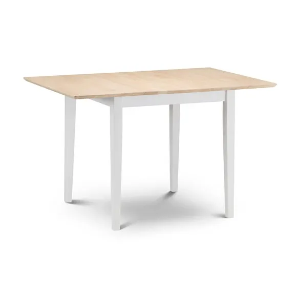 Rufford 4 Seater Two-Tone Dining Table, Ivory 3