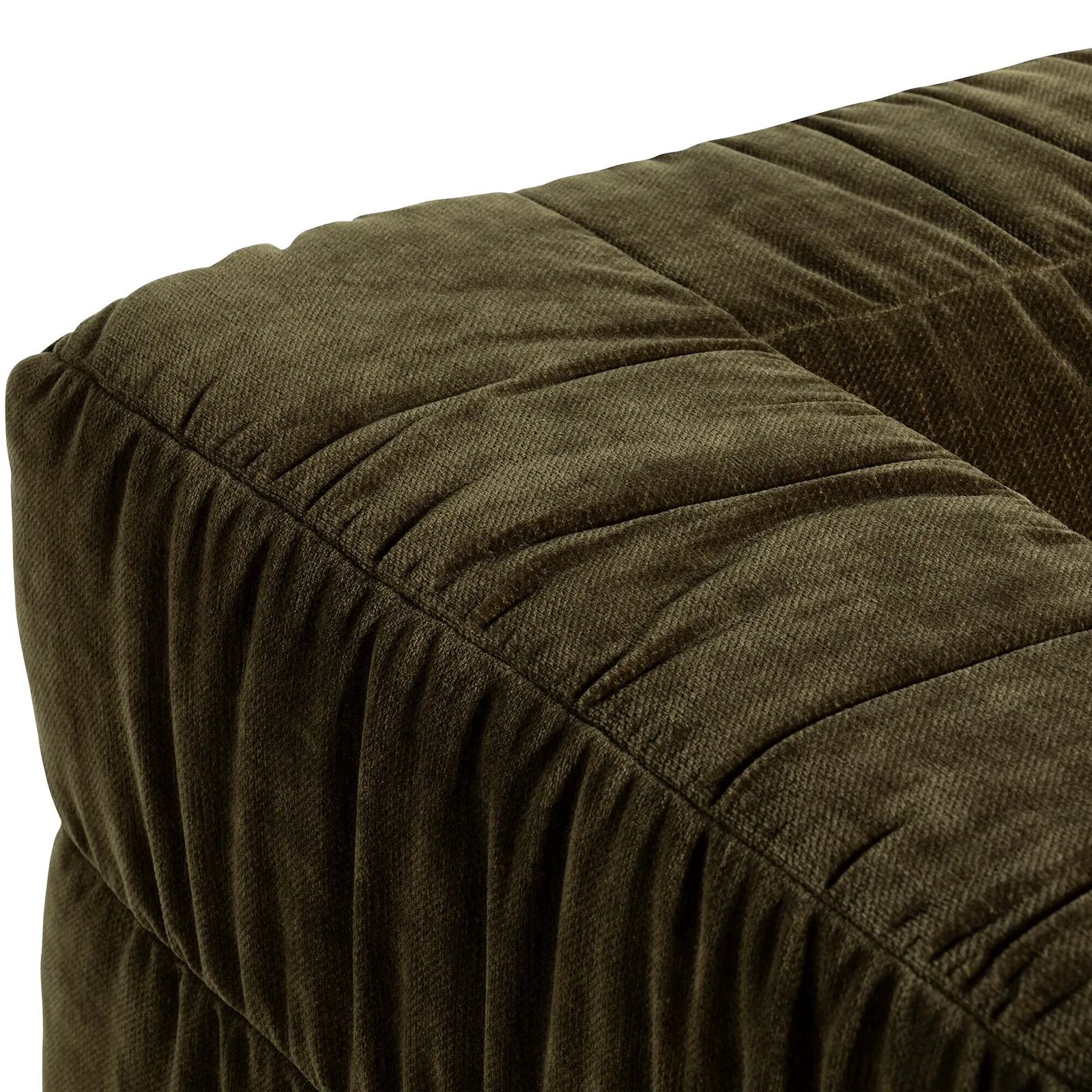 Vercelli 1 Seater Armchair, Green Fabric | Barker & Stonehouse 4
