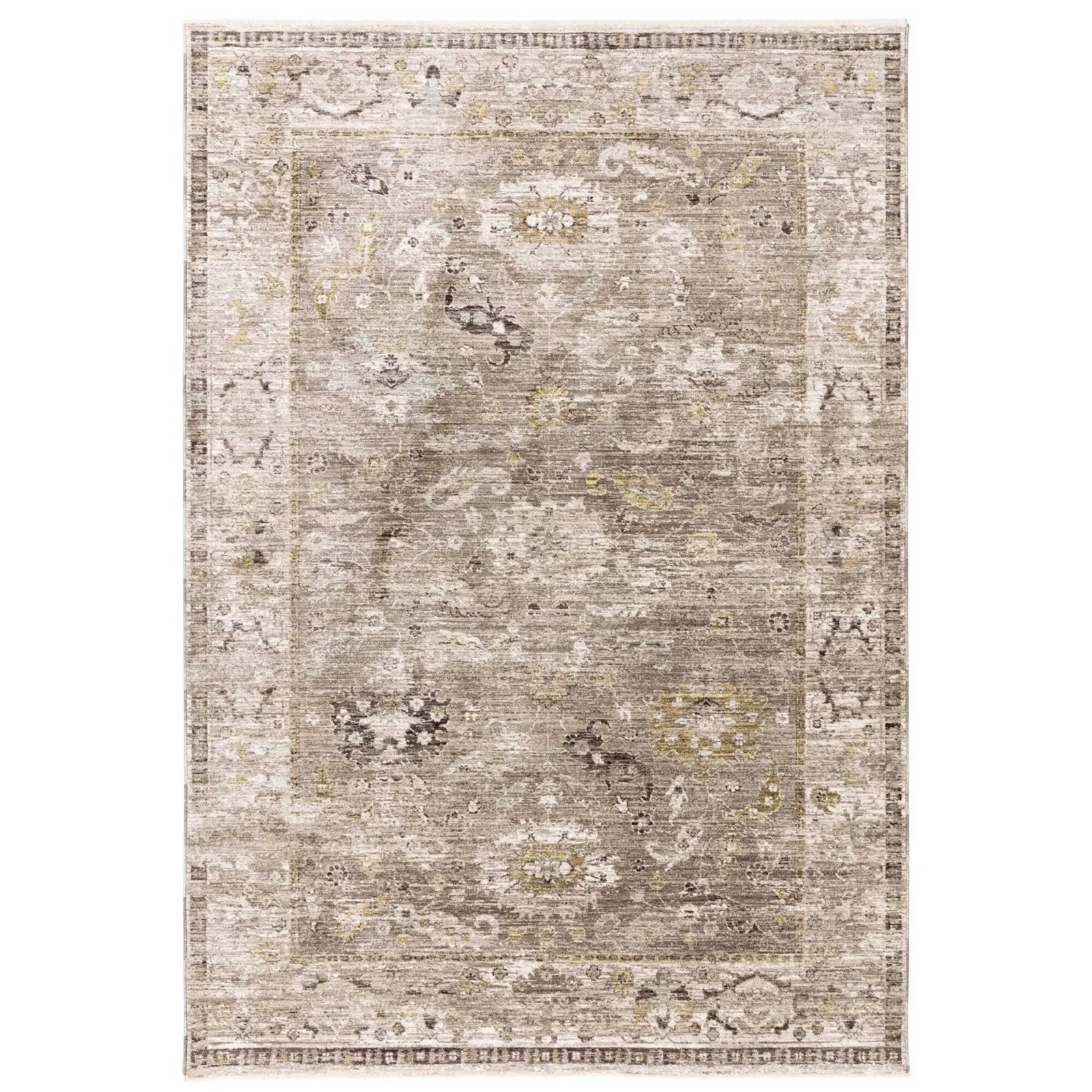 Jasper 160X240Cm Rug Ja03, Square, Neutral Polyester | Barker & Stonehouse