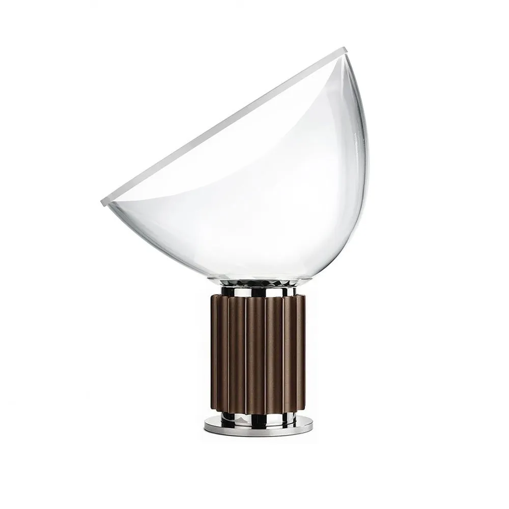 Flos Taccia LED Table Lamp Anodized Bronze Small
