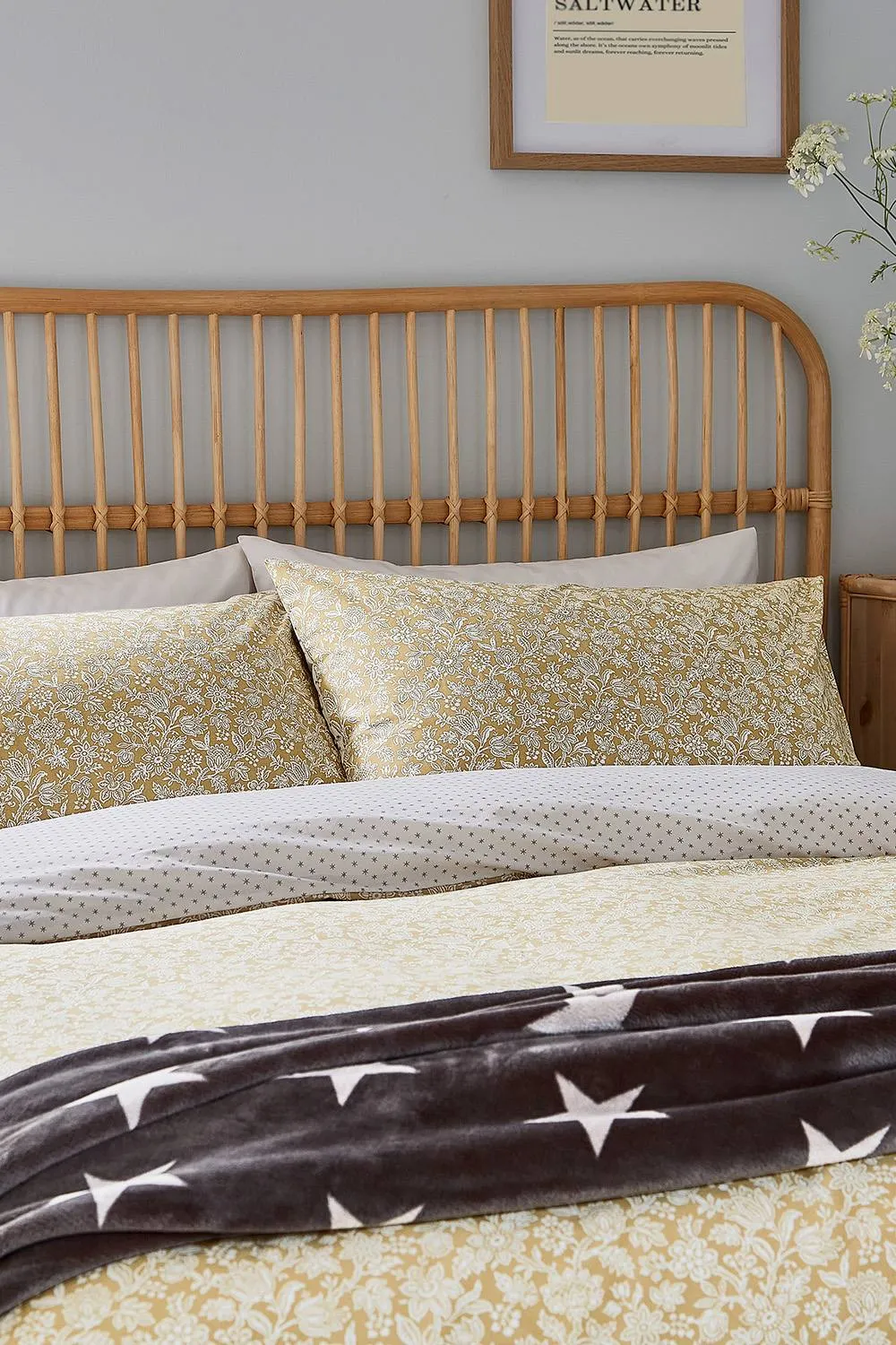 Helena Springfield 'Elmont' Cotton Duvet Cover Set in Amber 2