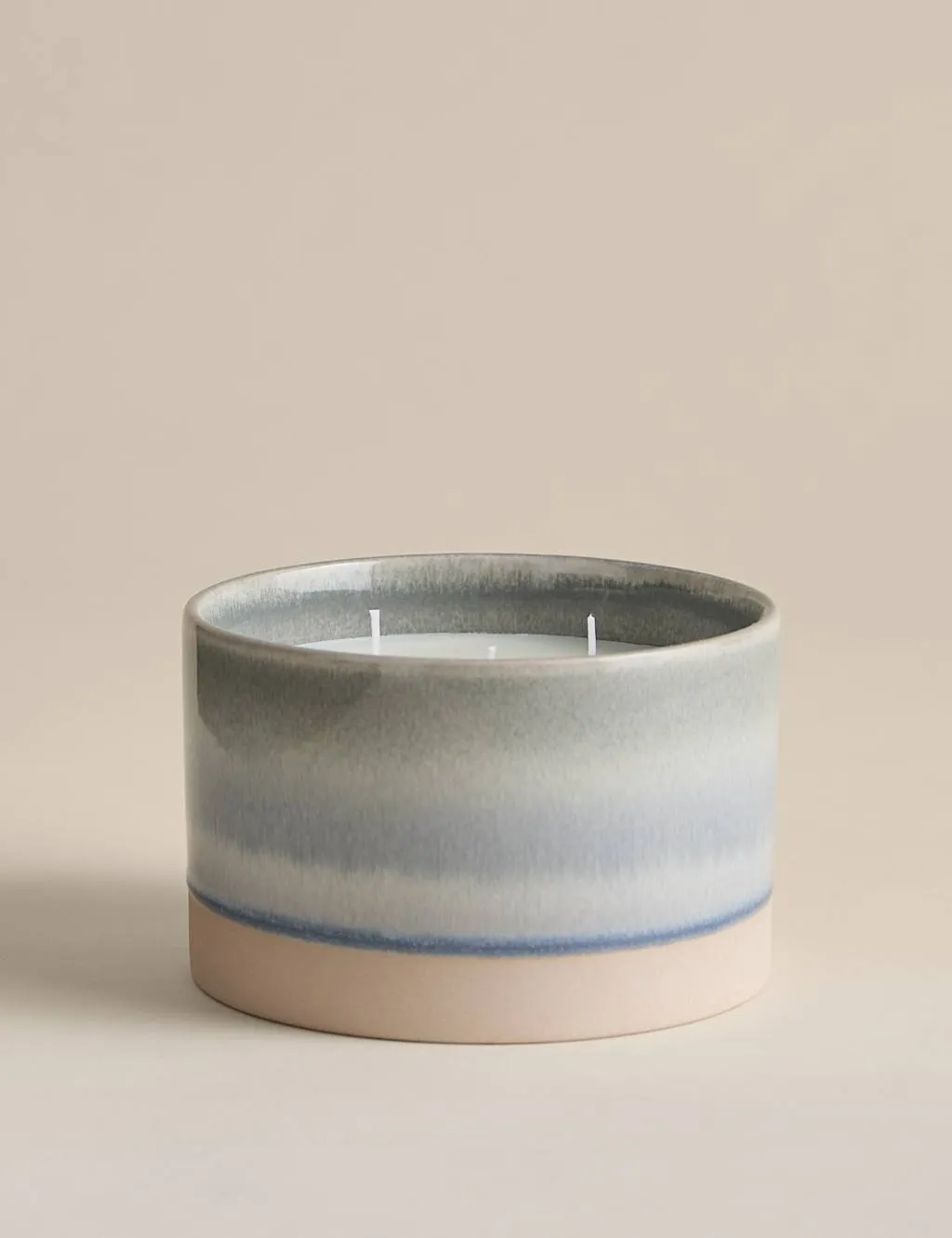 Scentiments™ Coastal Breeze 3 Wick Candle Blue Mix