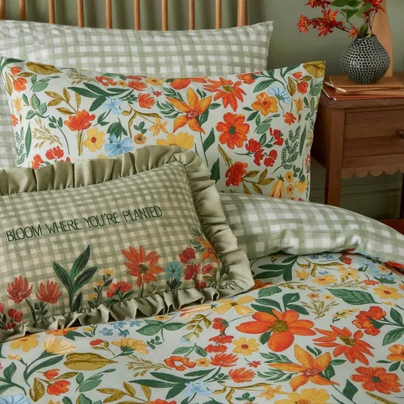 Meadow Haze Polycotton Duvet Cover & Pillowcase Set 2