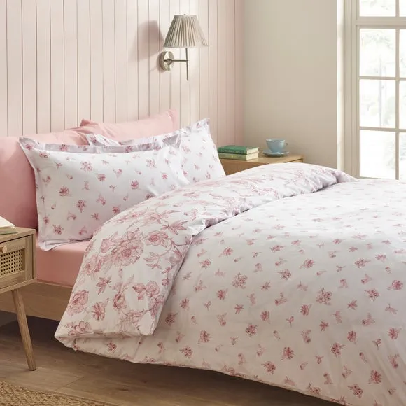 Catherine Lansfield Mirabelle Polycotton Duvet Cover & Pillowcase Set 3