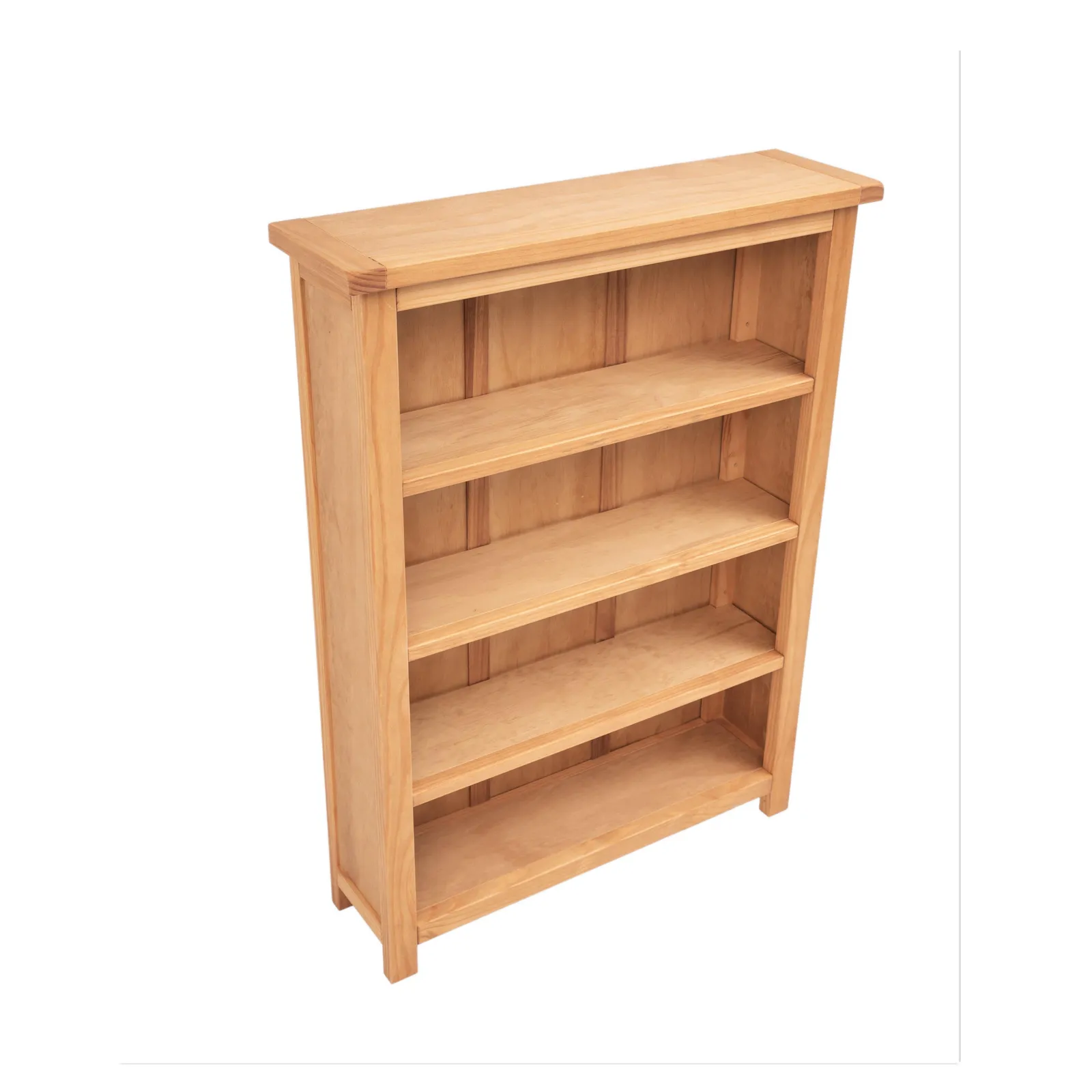 Cabinet Bits Bookcase 120x90x25cm in Light Brown 3