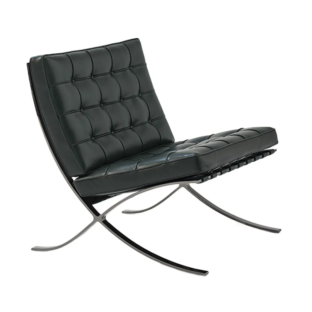 Knoll Barcelona Relax Chair Venezia Leather Black 2