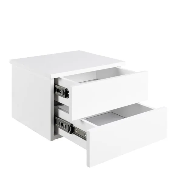 Furniture To Go Avignon 2 Drawer Wall Mounted Bedside Table 4