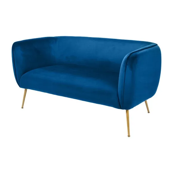 Lucca Velvet Sofa 2