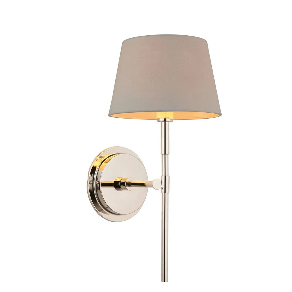Netlighting Rennes & Cici Wall Lamp Shade & Grey Linen