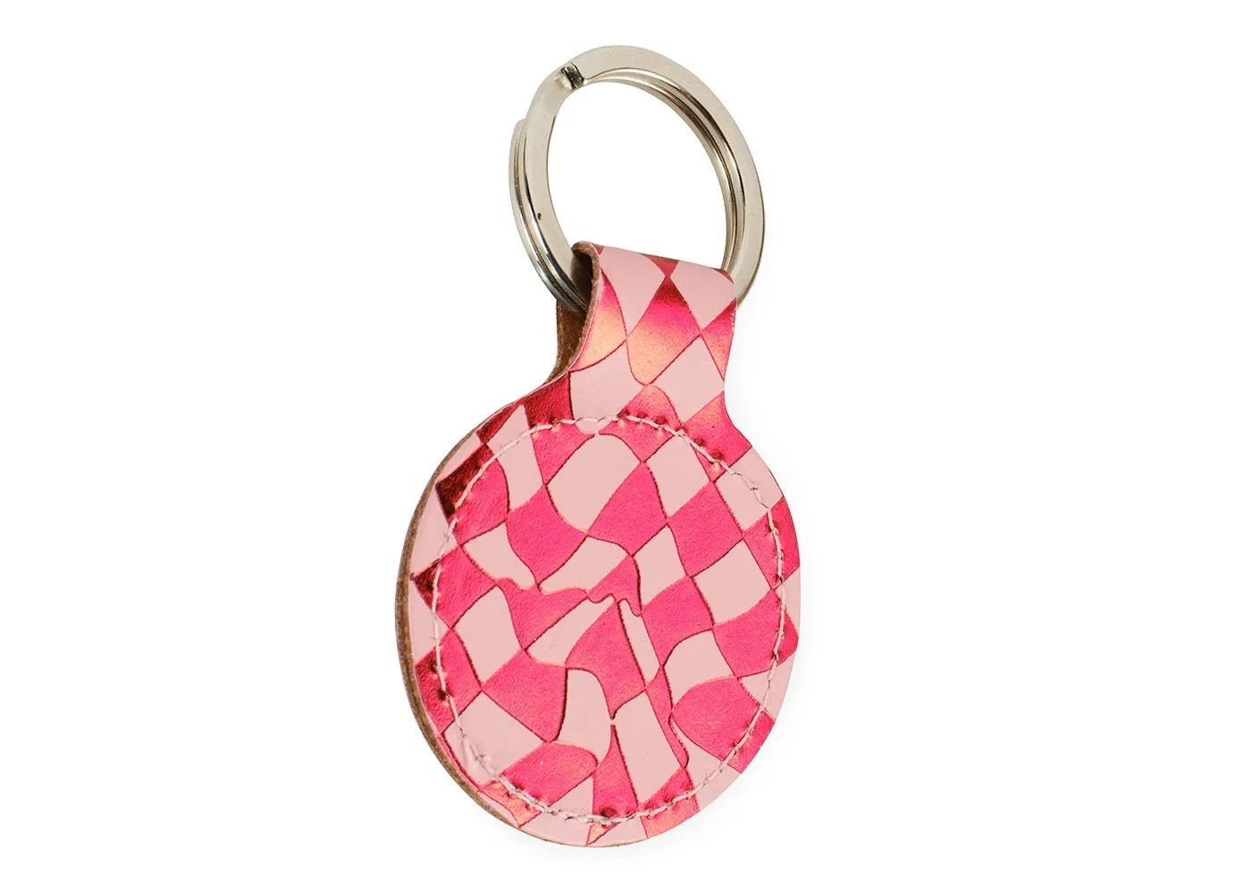 Undercover Keyring Check Foil Red Pink