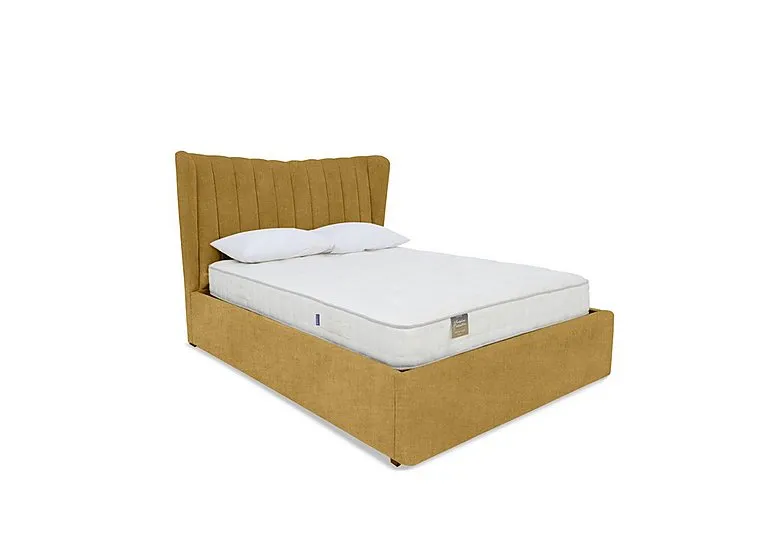 Bourne Electric Ottoman Bed Frame - Super King - Tweed Mustard