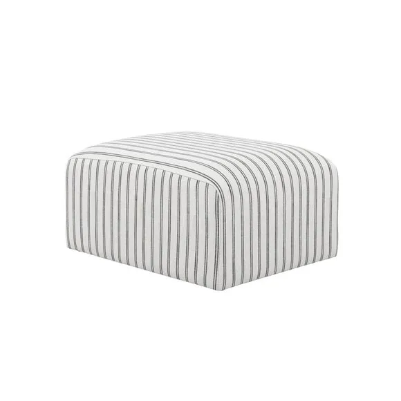 Return - Ryder Chalk Stripe Pouffe 5