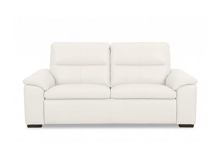 Relax 3 Seater Leather Sofa - Star White - Sofas and Armchairs - In Time for Christmas