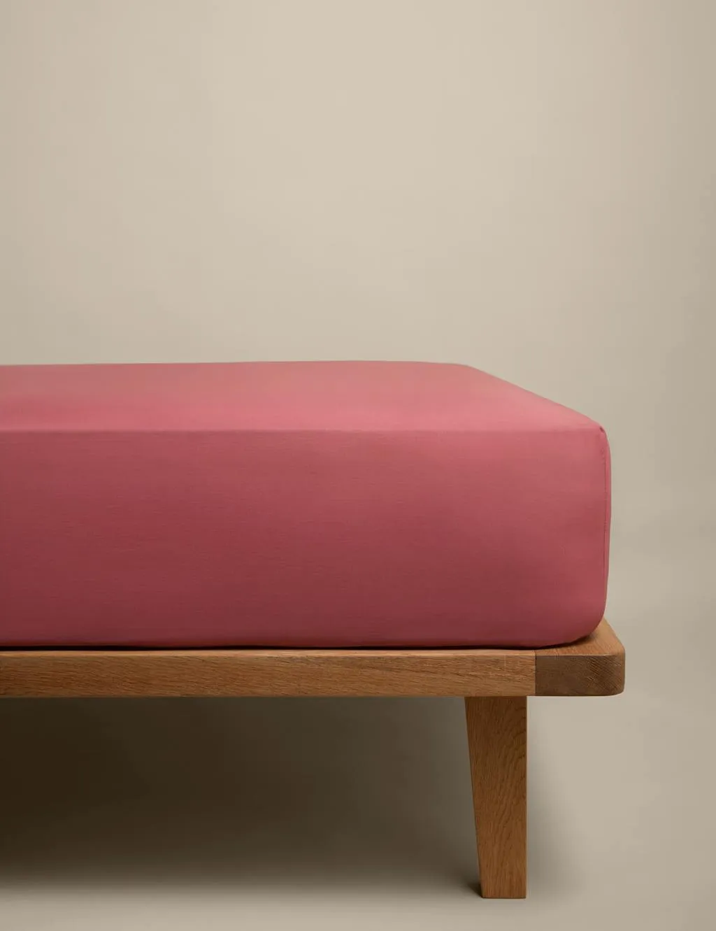M&S Cotton Rich Deep Fitted Sheet Clay