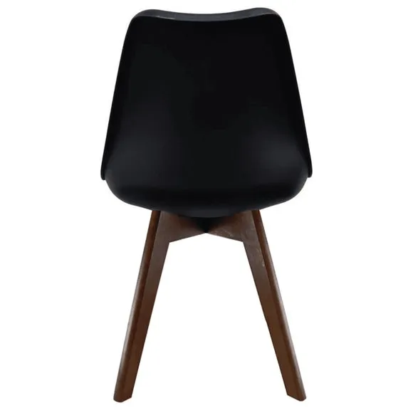 Fusion Living Soho Plastic Dining Chair with Squared Legs 6