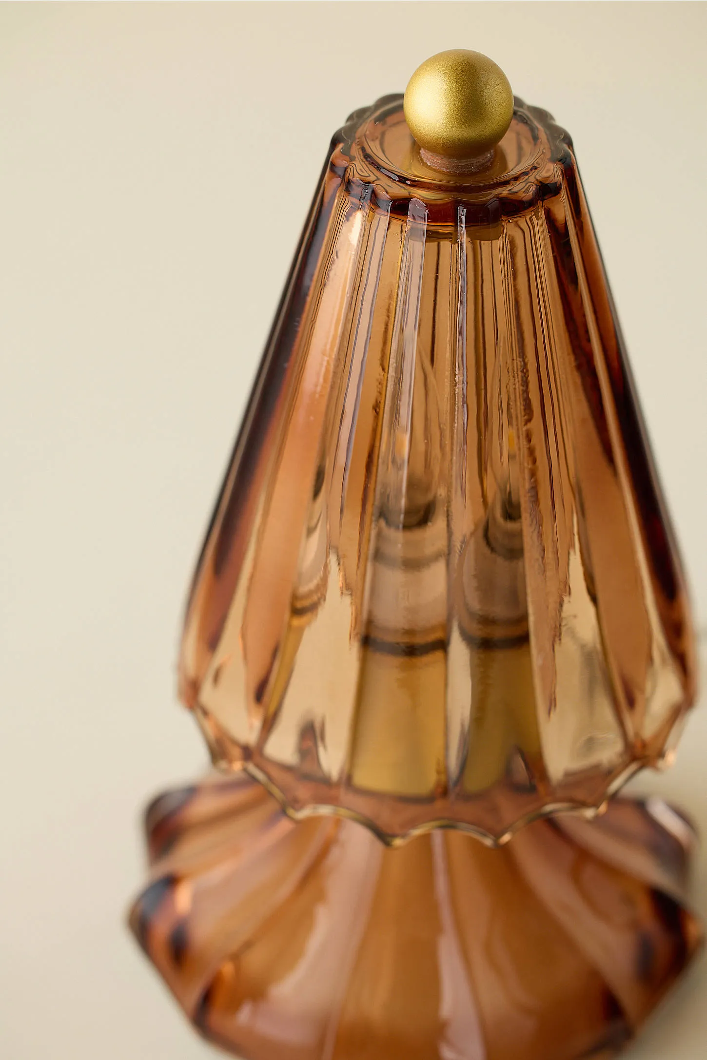 Eve Brown Glass Table Lamp - Brown ALL 6