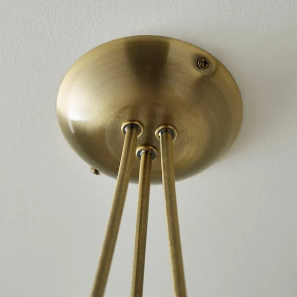 Paris 3 Light Semi Flush Ceiling Light 4