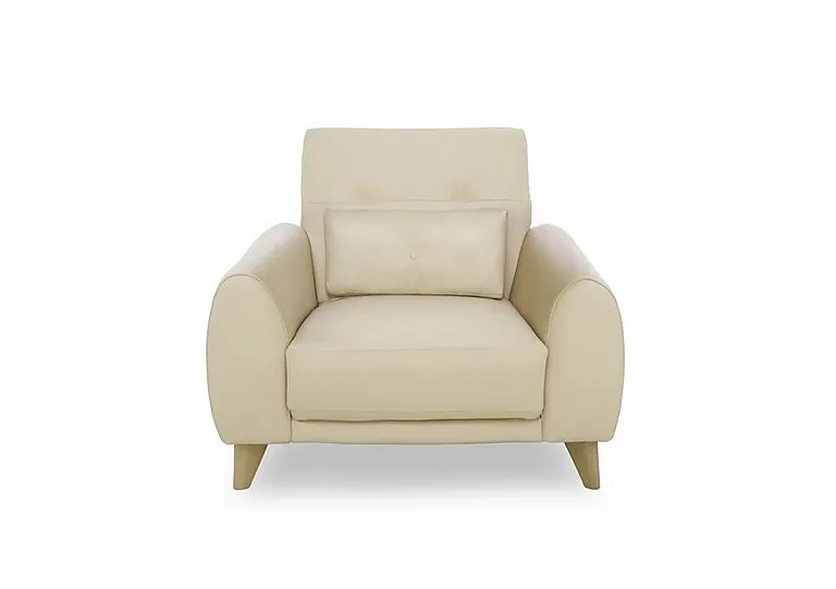Malmo Leather Chair - BV Bisque