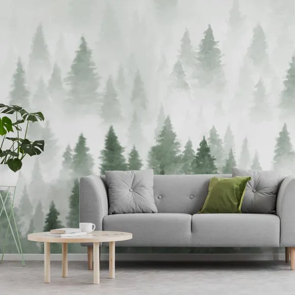 Pine Forest Wall Mural 1
