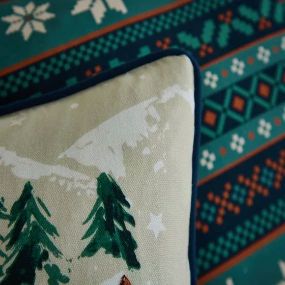 Set of 3 Alpine Square Cushion Covers 2