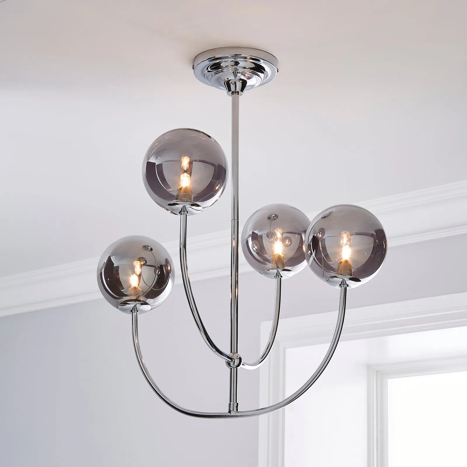 Gigi Chrome Ceiling Fitting Chrome