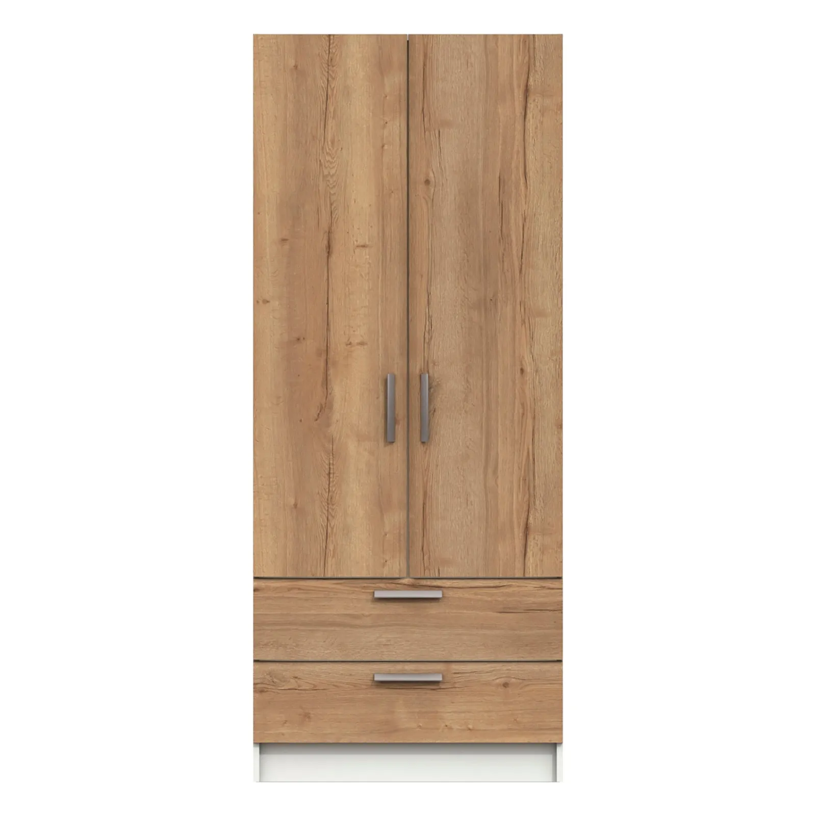 Piper 2 Door Combi Wardrobe Brown