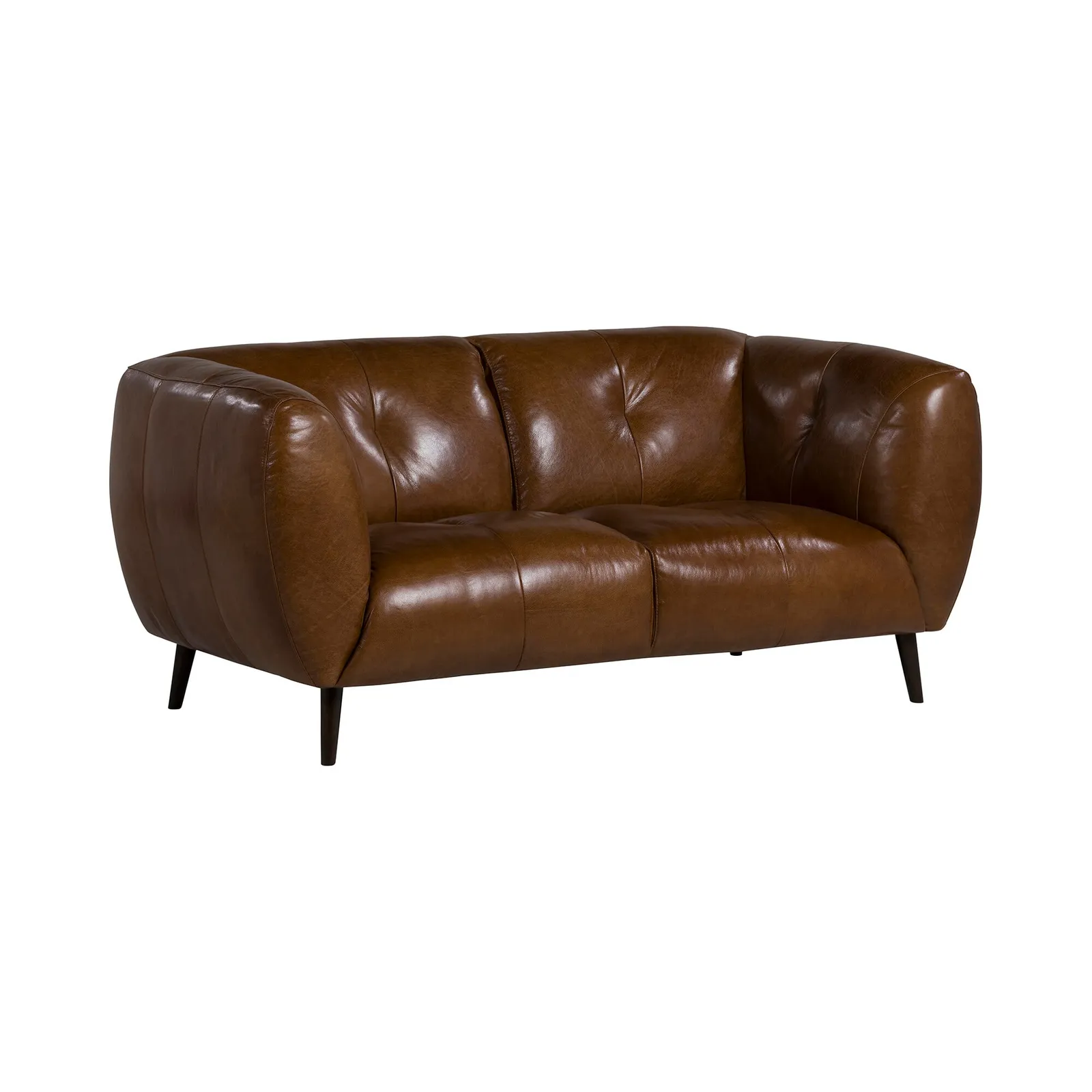 Chicago 2 Seater Sofa, Brown Leather | Barker & Stonehouse 2
