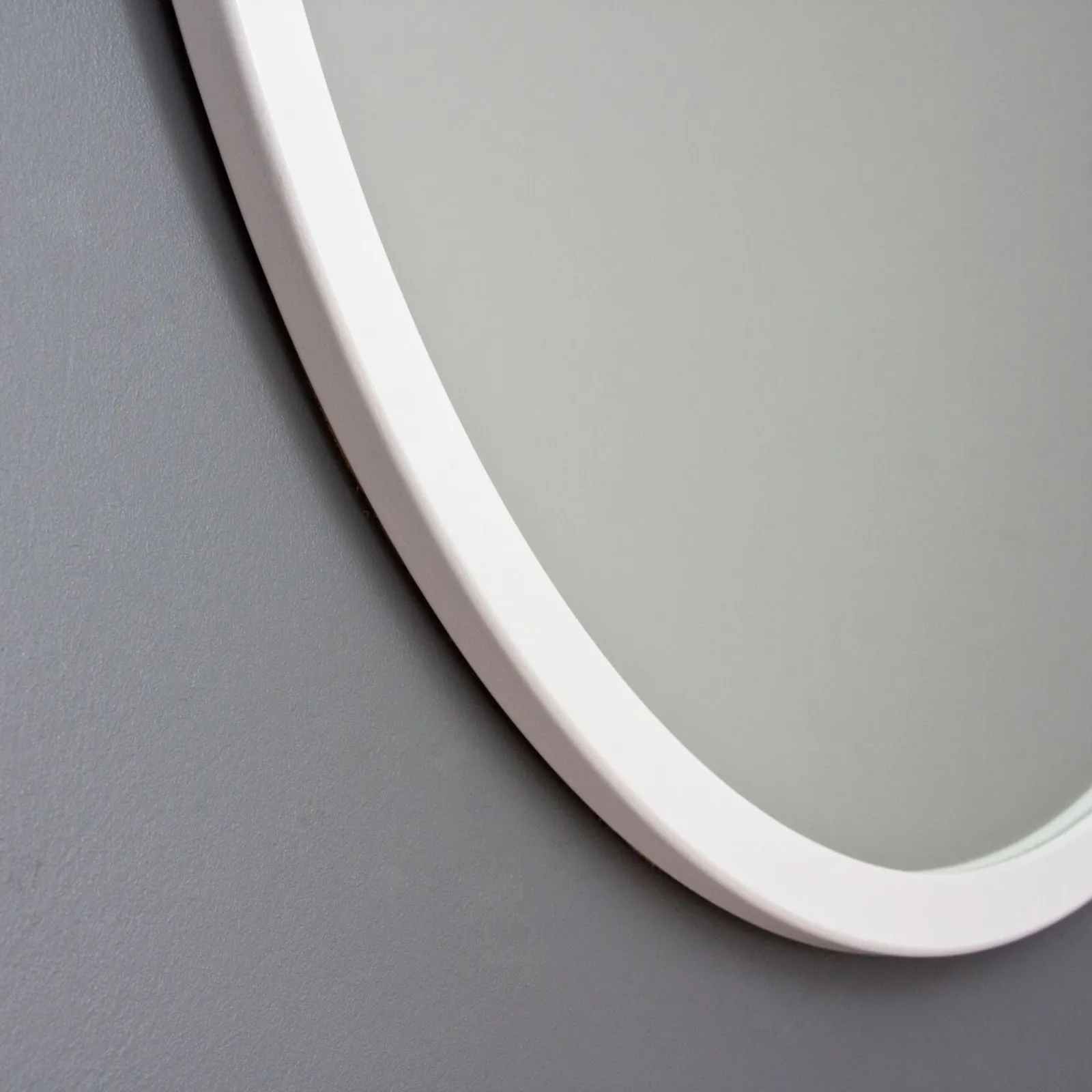 Yearn Mirrors Round Wall Mirror White 80cm 2