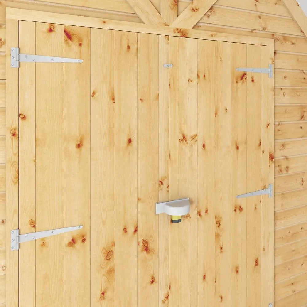 Mercia 10 x 8 Ft Premium Shiplap Dutch Barn Shed - L297 x W253.9 x H262.6 cm in Brown 5