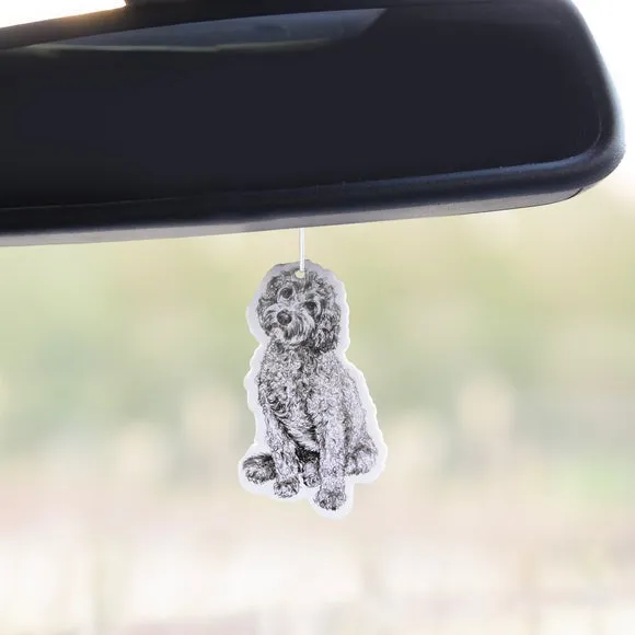 Set of 2 Sandalwood Cockapoo Air Fresheners 2