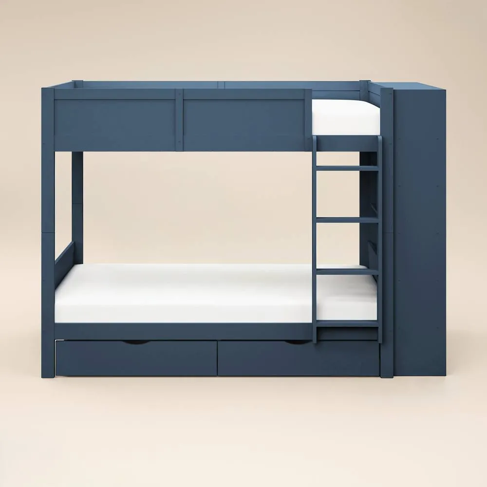 Flair Ruby Wooden Bunk Bed with Storage in Blue 6