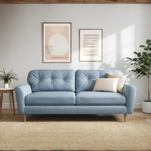 Sven Chunky Tonal Weave 4 Seater Sofa 1
