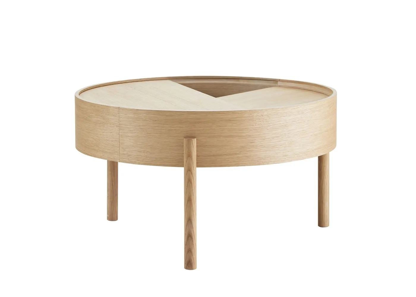 Woud Arc Coffee Table Oak