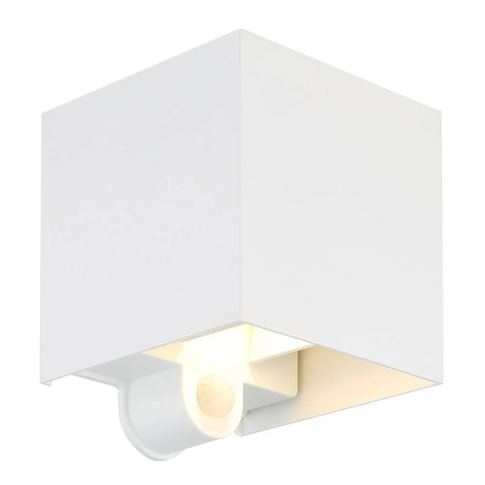 Netlighting Veronika Integrated LED Outdoor Up Down Wall Lamp White 3000K 5
