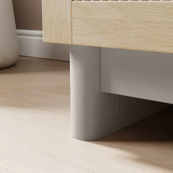 Maeva Triple Wardrobe, Light Oak Effect 5