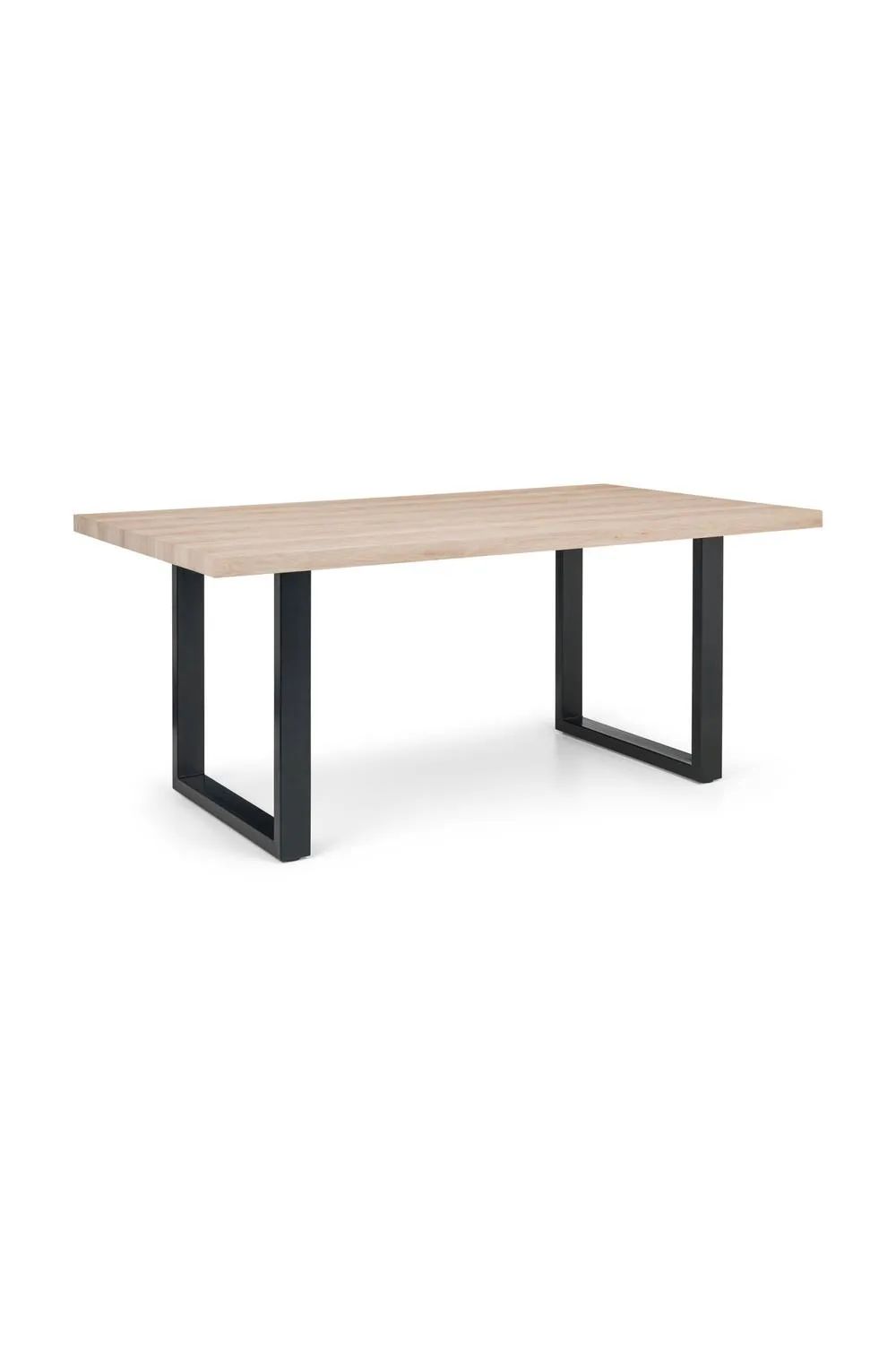 Julian Bowen Berwick Rectangular 4-6 Seater Dining Table in Light Oak 3
