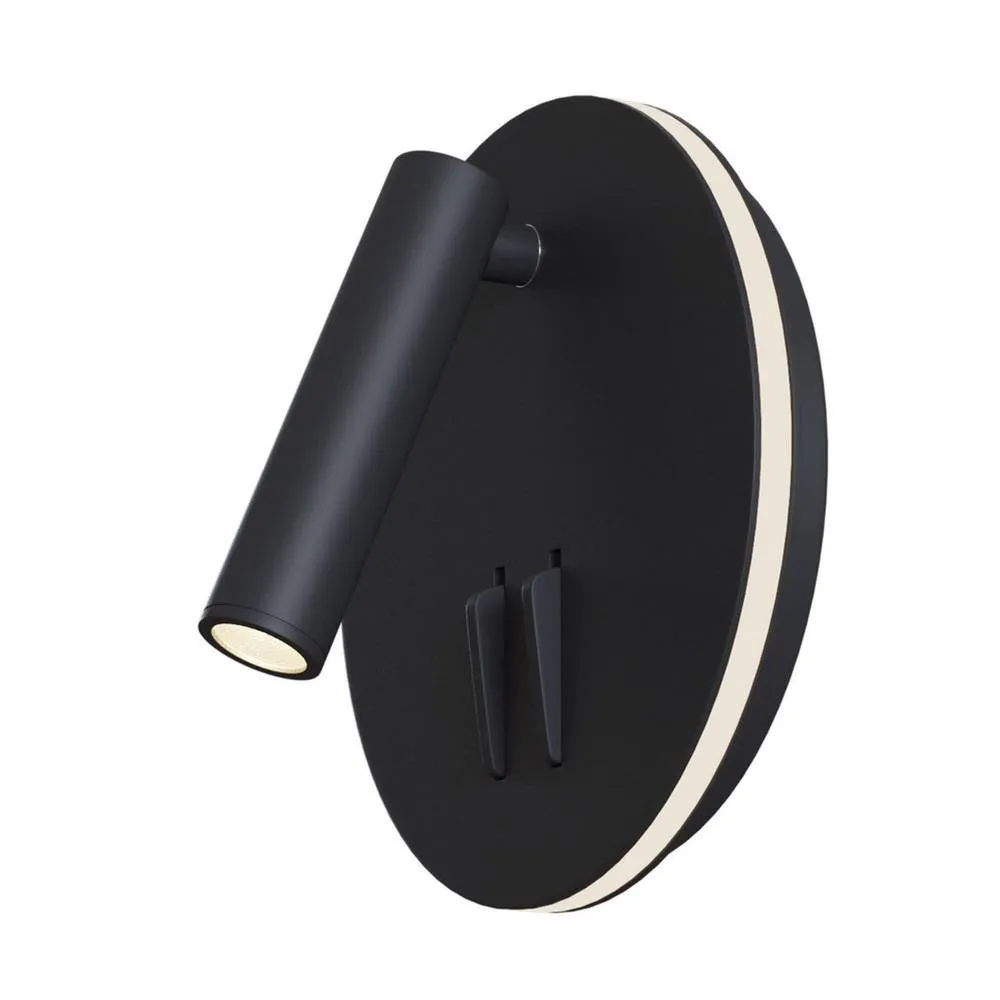 Netlighting Ios 176 Reading Integrated LED Wall Lamp Black 5