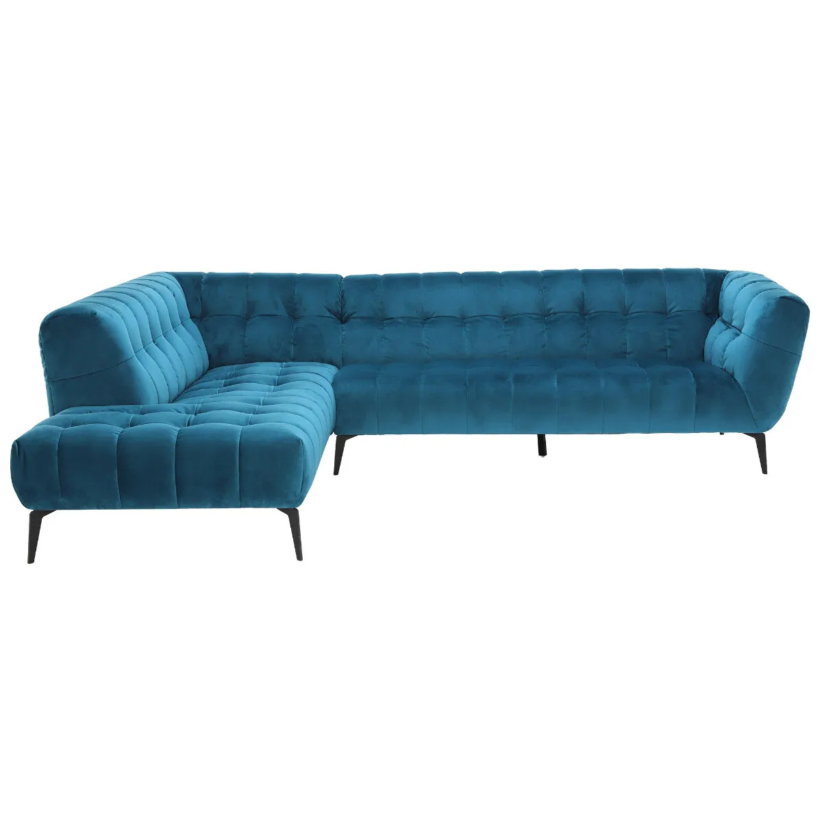 Azalea Corner Group Chaise Left Sofa, Teal | Barker & Stonehouse 3