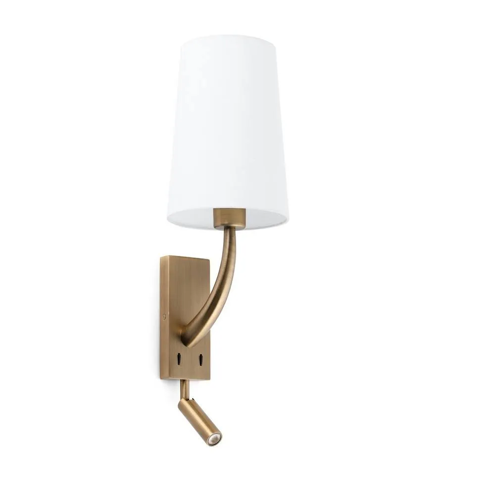 Netlighting Rem Reading Light Wall Light Gold E27