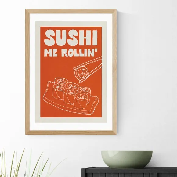 East End Prints Sushi Me Rollin Print 1