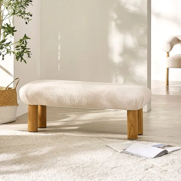 Freya Boucle Low Bench 2