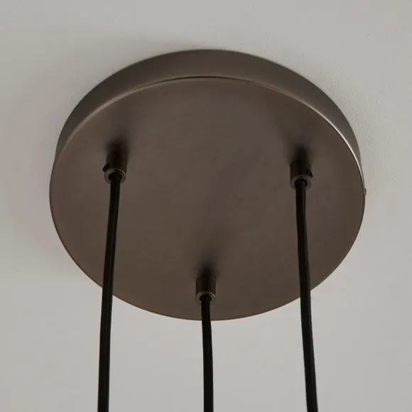 Lava Industrial 3 Light Cluster Ceiling Light 4