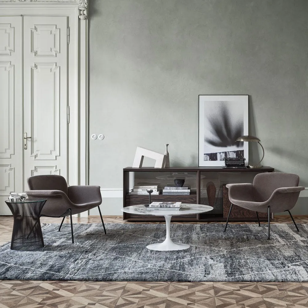 Knoll Saarinen Coffee Table with White Base in White Laminate 51cm 4