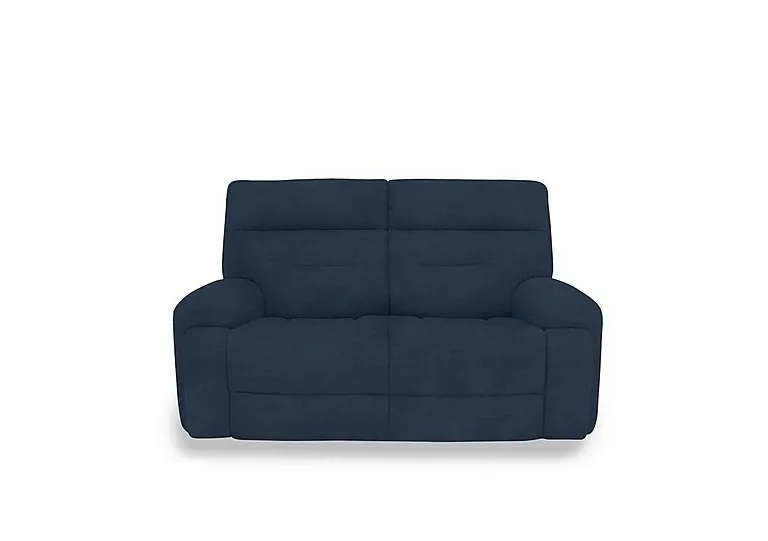 Cinemax Fabric 2 Seater Sofa - Dark Blue