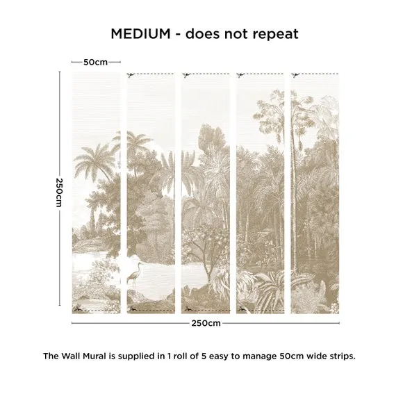 Vintage Tropical Wall Mural 4