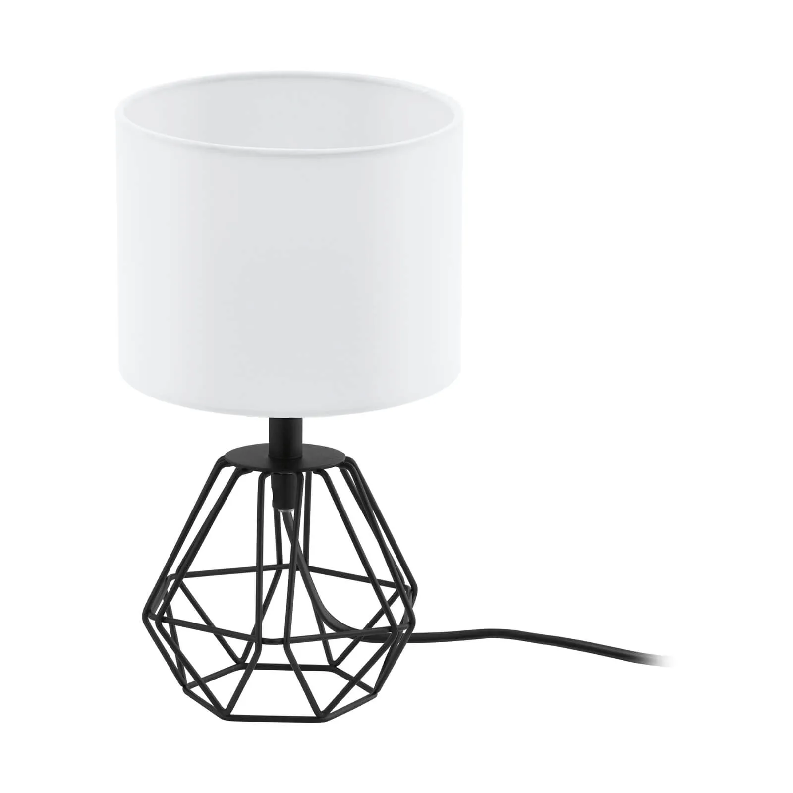 Eglo Carlton Black Steel Geometric Table Lamp
