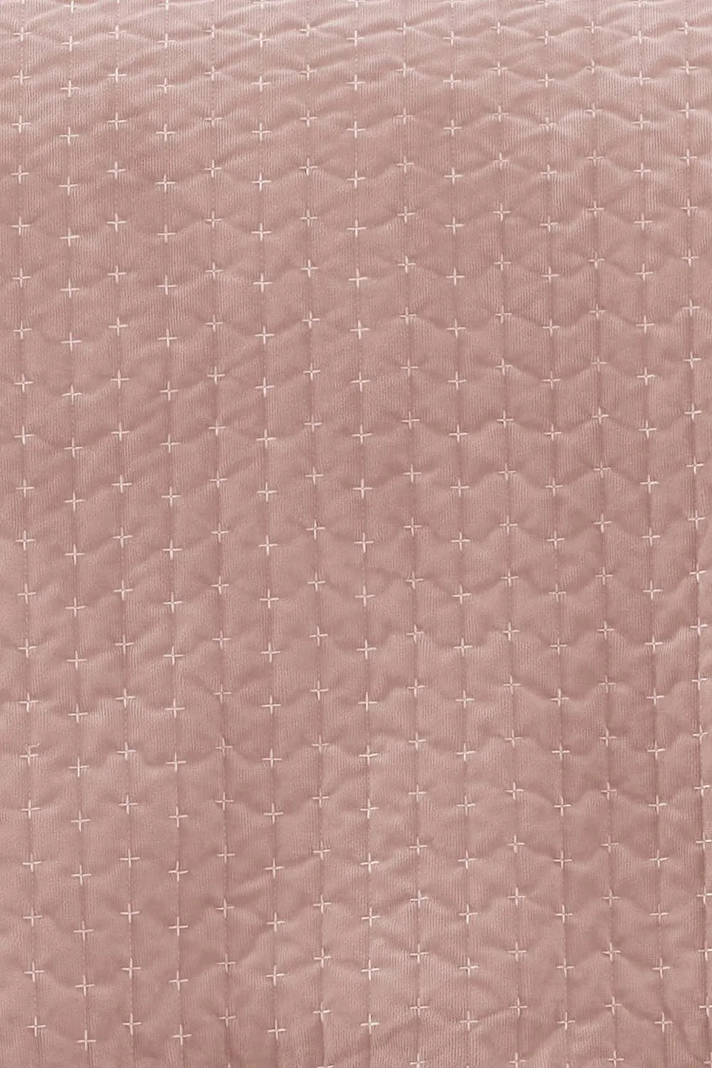 Bianca 'Attica Velvet' Embroidered Bedspread in Pink 2